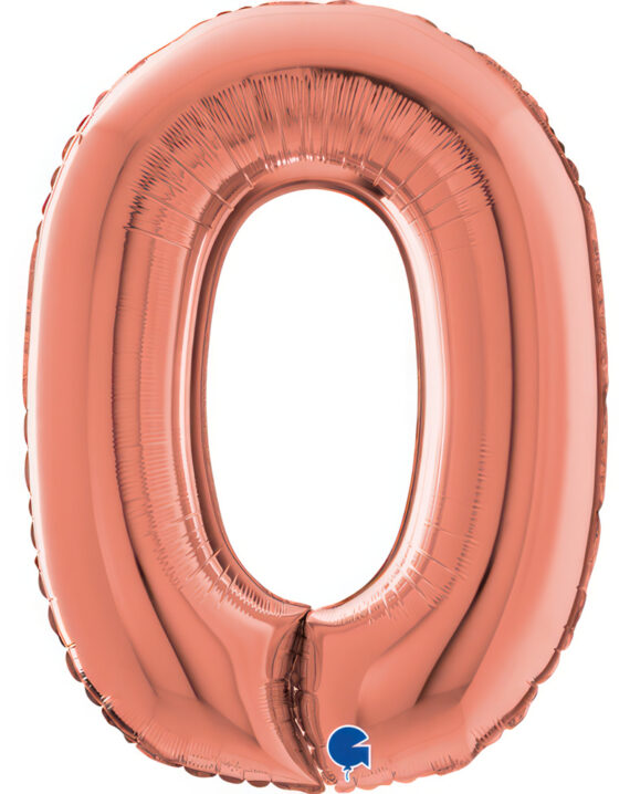 ballon-numer-0-rozowe-zloto