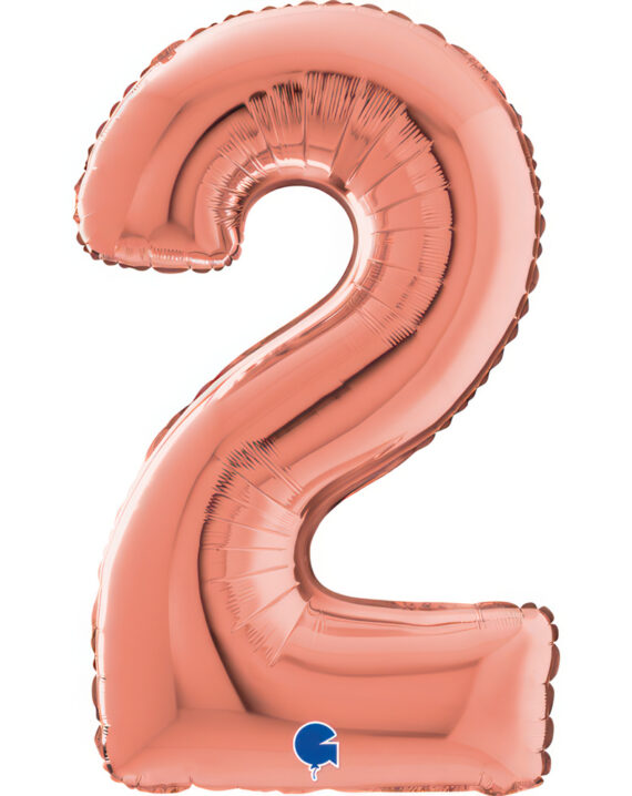 ballon-numer-2-rozowe-zloto