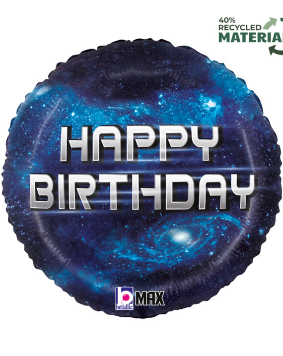 Balon Happy Birthday Galaxy